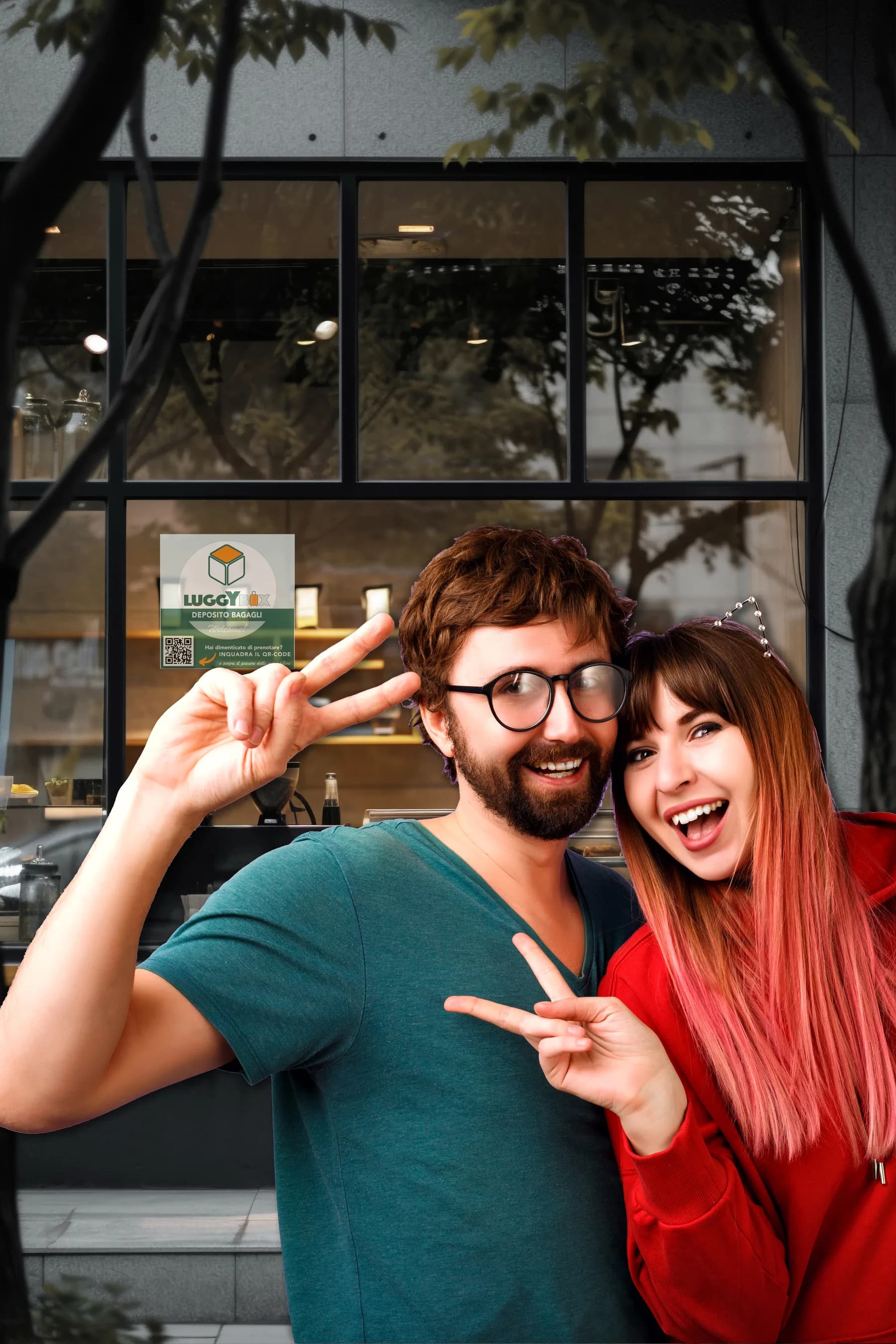 Viaggiatori a mani libere con LuggyBox